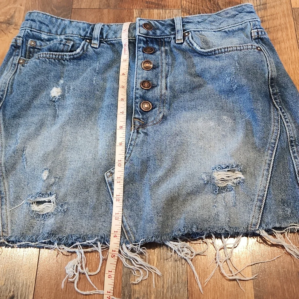 Free people jean skirt - Picture 3 of 8